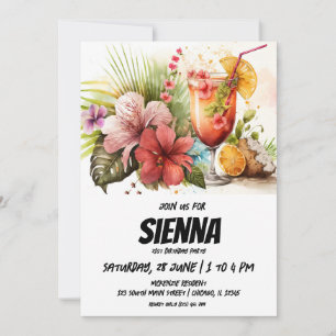 Beach Summer Party-inbjudan Inbjudningar