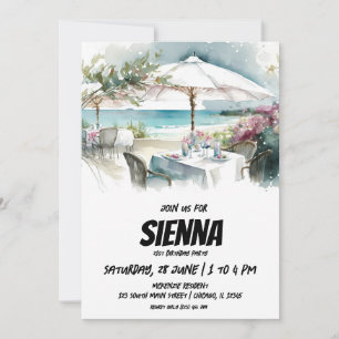 Beach Summer Party-inbjudan Inbjudningar
