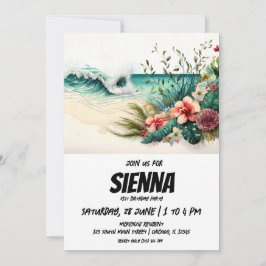 Beach Summer Party-inbjudan Inbjudningar