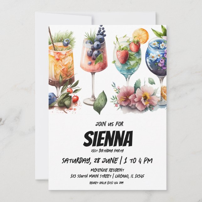 Beach Summer Party-inbjudan Inbjudningar (Framsida)