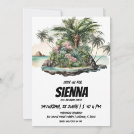 Beach Summer Party-inbjudan Inbjudningar