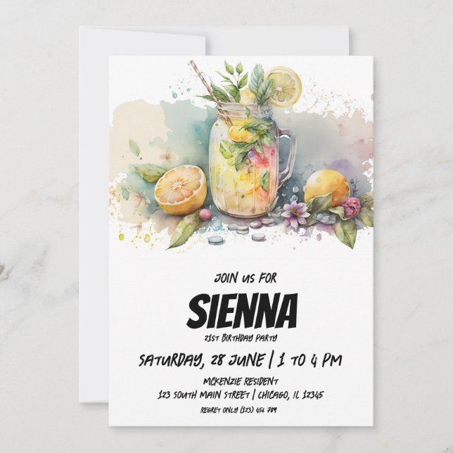 Beach Summer Party-inbjudan Inbjudningar (Framsida)