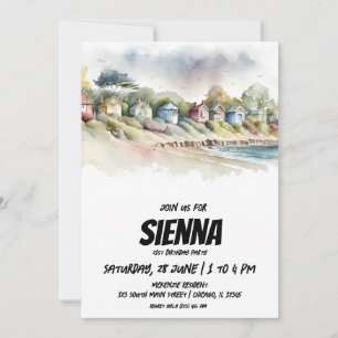 Beach Summer Party-inbjudan Inbjudningar