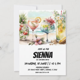 Beach Summer Party-inbjudan Inbjudningar