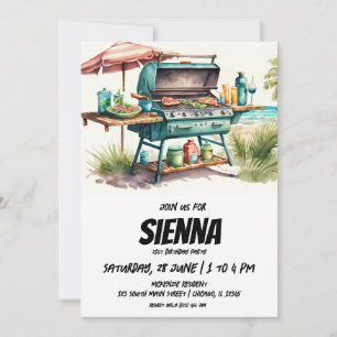 Beach Summer Party-inbjudan Inbjudningar