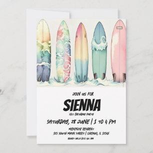 Beach Summer Party-inbjudan Inbjudningar