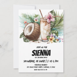 Beach Summer Party-inbjudan Inbjudningar