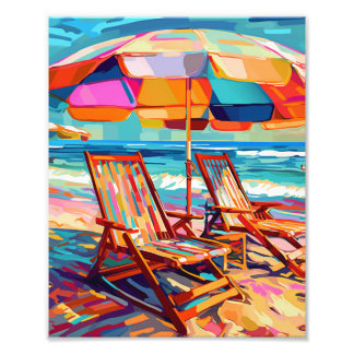 Beach Summer Vibes Fototryck