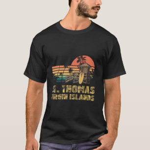 Beach Summer Virgin Islands St Thomas Family Vacat T Shirt