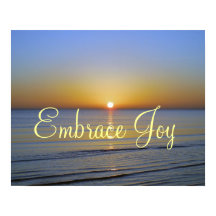 Beach Sunrise: Embrace Joy Affirmation