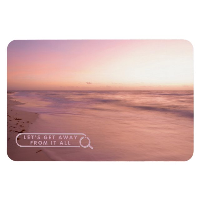 Beach Sunrise Magnet (Horisontell)