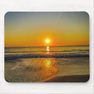 Beach sunrise Mousepad Musmatta