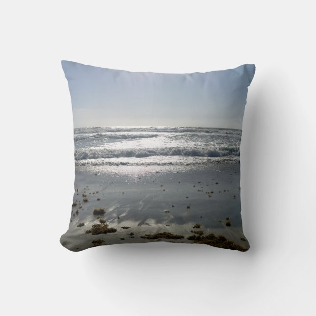 Beach Sunrise Pillow Kudde (Framsida)