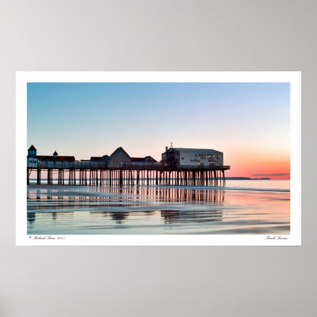 Beach Sunrise Poster (Framsidan)