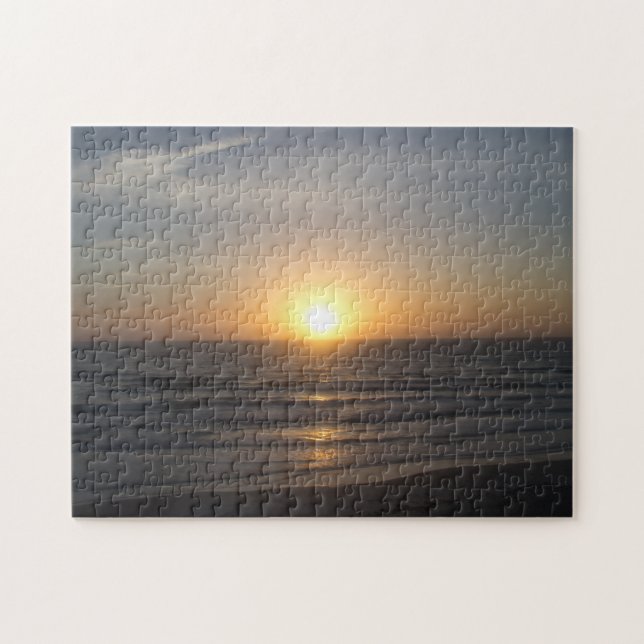 Beach Sunrise Puzzle Pussel (Horisontell)