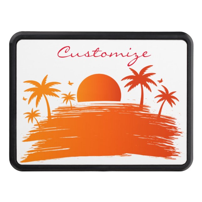 Beach Sunrise Sunset Thunder_Cove Dragkroksskydd (Framsidan)