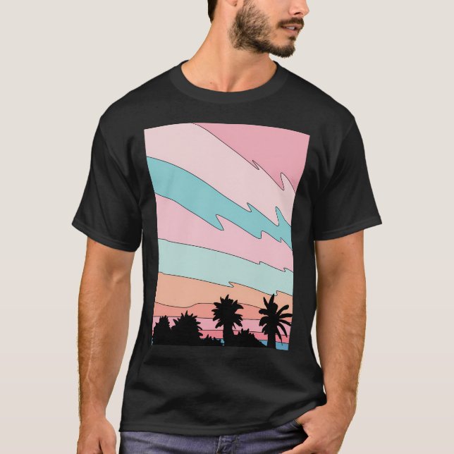 Beach sunset by t shirt (Framsida)