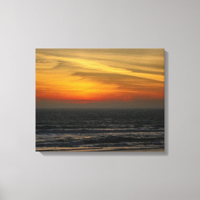 Beach Sunset Canvas (Framsida)