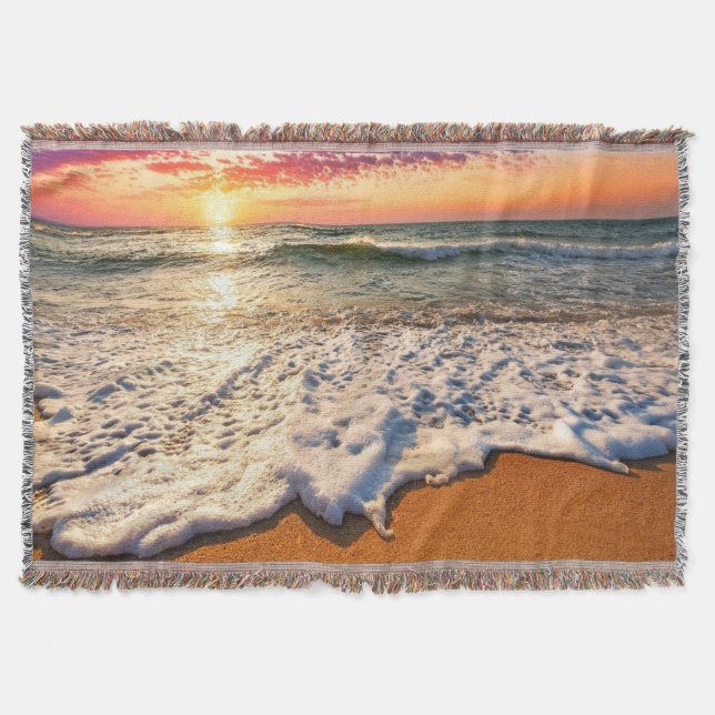 Beach Sunset Filt (Framsidan)