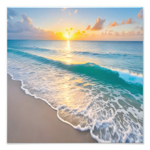 Beach Sunset Fototryck