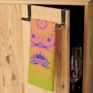 Beach Sunset High Contrast Mandela Kökshandduk