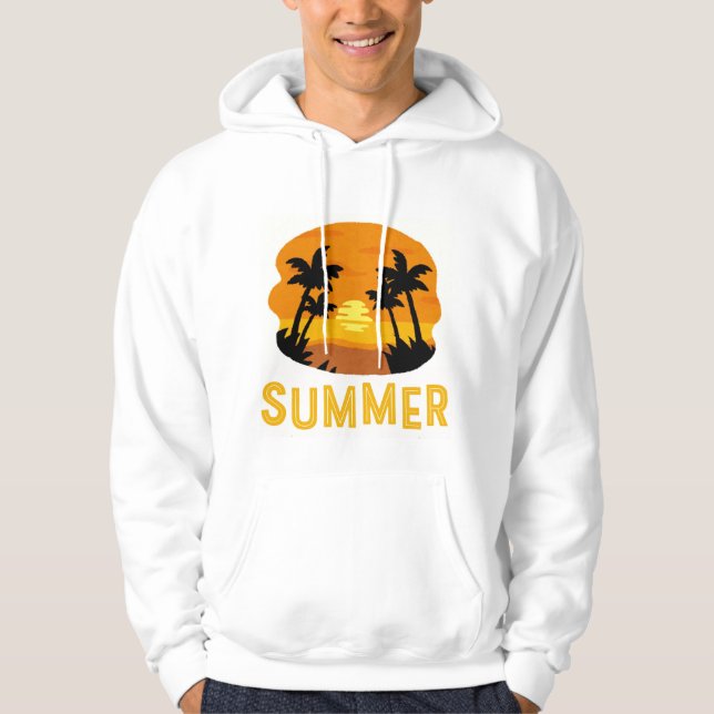 Beach sunset hoodie (Framsida)