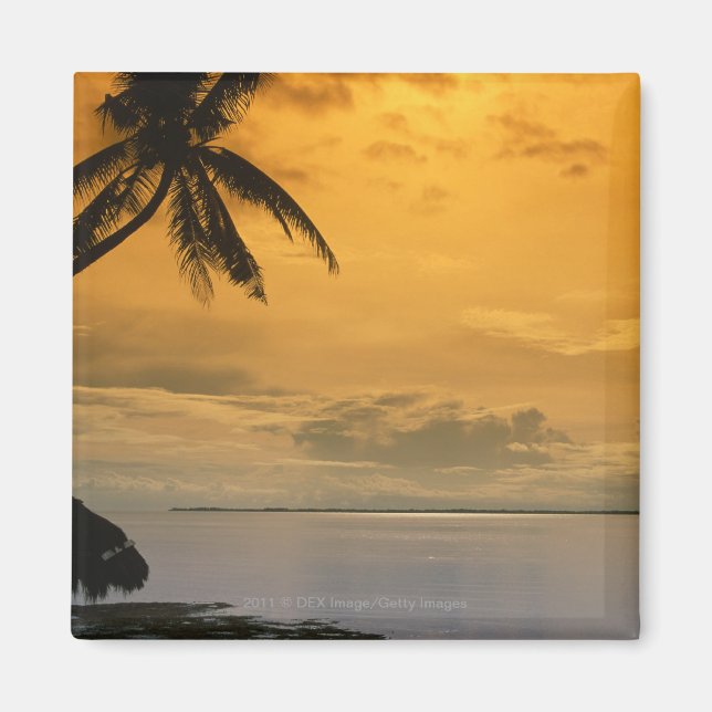 Beach sunset magnet (Framsidan)