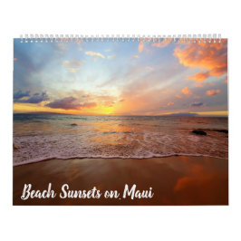 Beach Sunset på Maui Kalender
