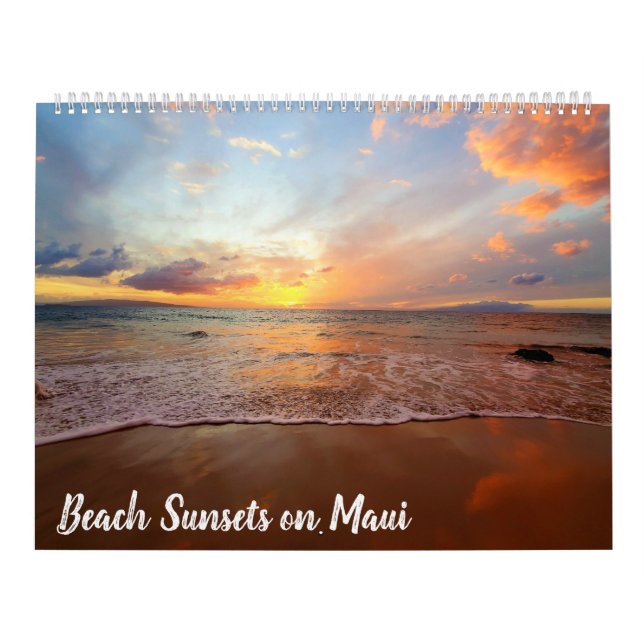 Beach Sunset på Maui Kalender (Omslag)
