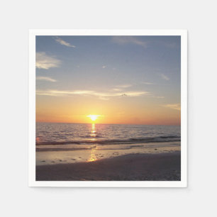 Beach Sunset Pappersservett
