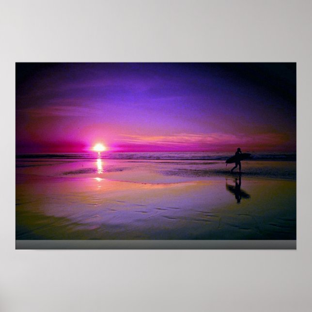 Beach sunset poster (Framsidan)