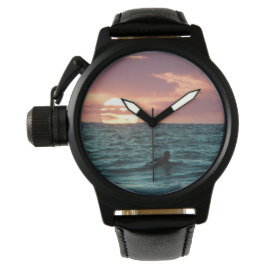 Beach Sunset Surfer | Idrott Armbandsur