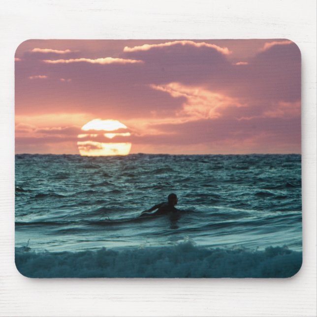 Beach Sunset Surfer | Idrott Musmatta (Framsidan)