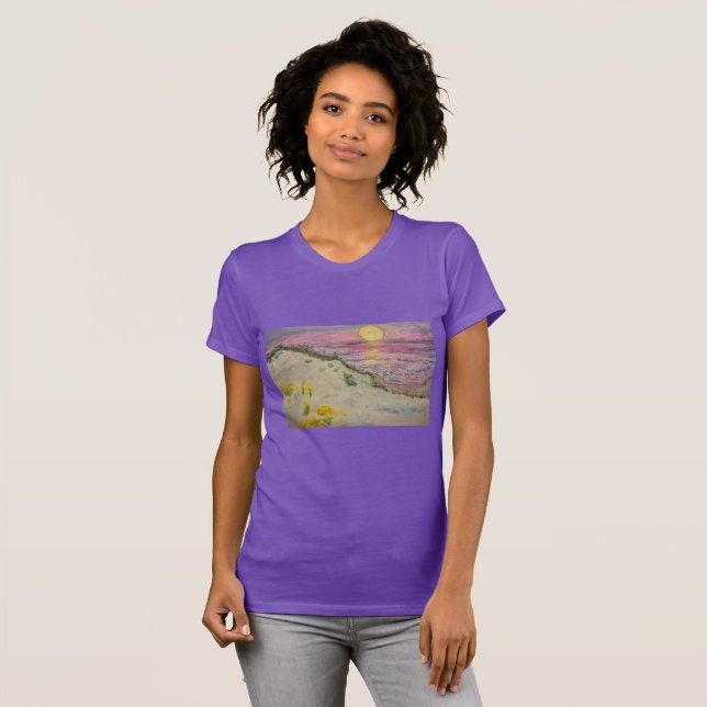 Beach Sunset T Shirt (Hel framsida)