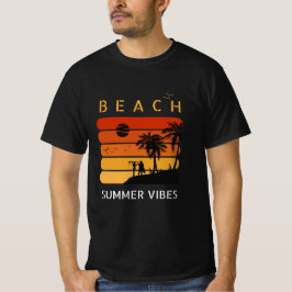 Beach Sunset Vibes | Sommar Tropical T-Shirt