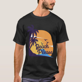 Beach Sunset Vibes | Sommar Tropical T-Shirt