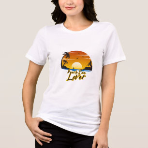 Beach Sunset Vibes Sommar Tropical T-Shirt