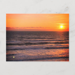 Beach Sunset Vykort