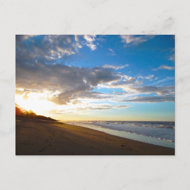 Beach Sunset-vykort Vykort (Framsida)
