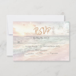 Beach Sunset Wedding OSA Kort