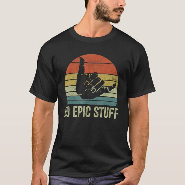 Beach Surfa Do Epic Saker Windsurfing Surfer Manar T Shirt (Framsida)