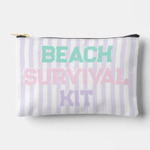 Beach Survival Kit Cute Pastel & Lavender Rand