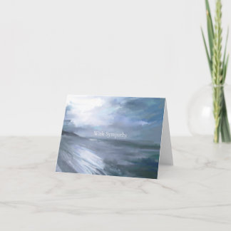 Beach Sympathy Card Kort