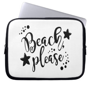 Beach, tack laptop fodral