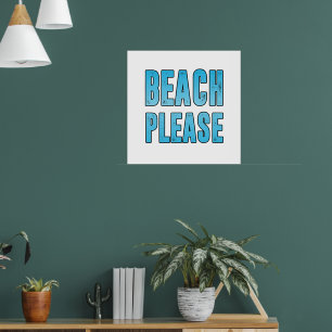 Beach tack poster