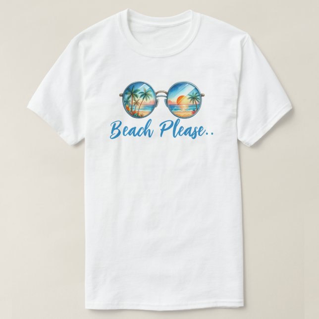 Beach, tack t shirt (Design framsida)