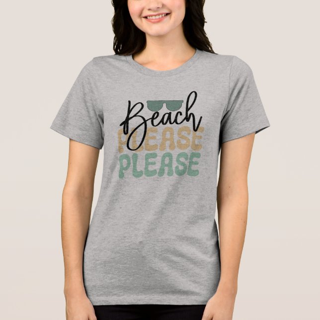 Beach, tack t shirt (Framsida)