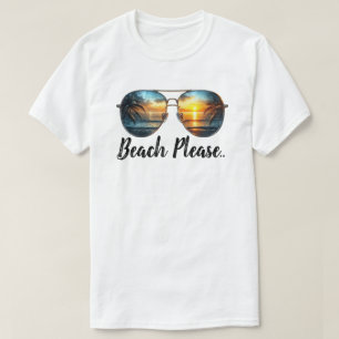 Beach, tack t shirt