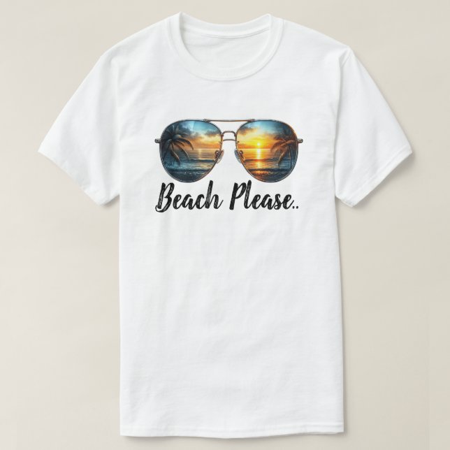 Beach, tack t shirt (Design framsida)