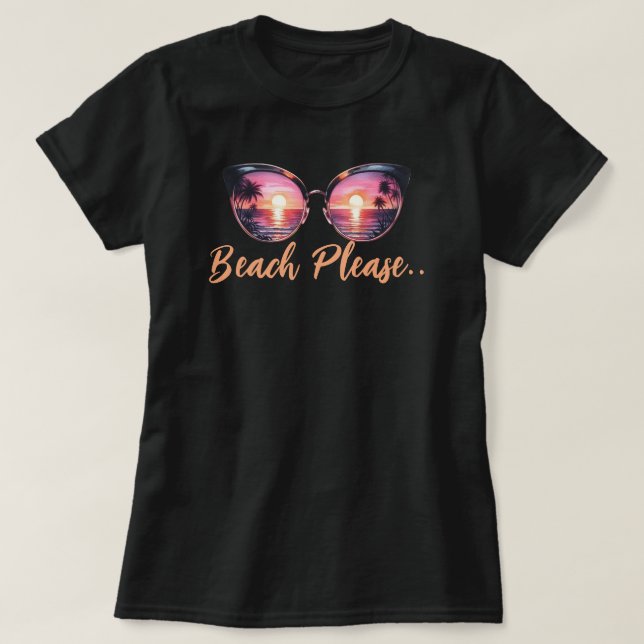 Beach, tack t shirt (Design framsida)